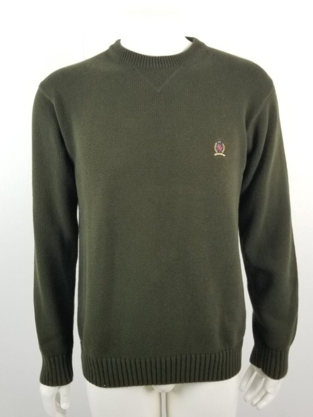 Vintage Tommy Hilfiger Crest Logo Sweater Medium
